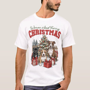 Weihnachts-Chihuahuas Familienfeiertag T-Shirt
