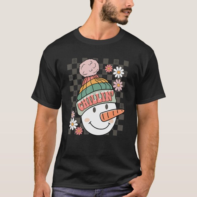 Weihnachts-Chillin mit meinen Schneemassen hässlic T-Shirt (Vorderseite)