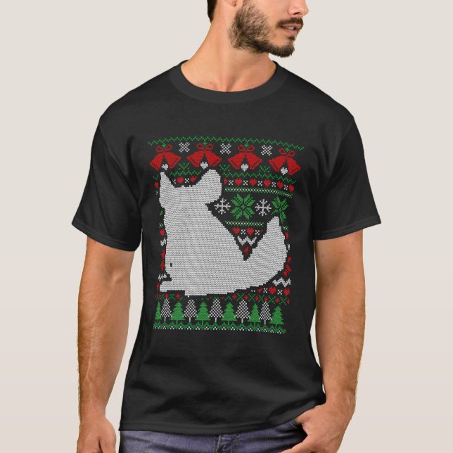 Weihnachts Chinchilla-Geschenk T-Shirt (Vorderseite)