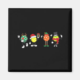 Weihnachts-Ckleball-Spieler Xmas Santa Rentier Elf Magnet