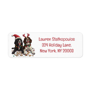 Weihnachts Cocker Spaniel Hunde