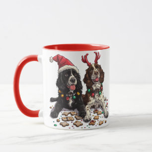 Weihnachts-Cocker-Spaniel-Hunde Tasse