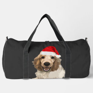 Weihnachts-Cocker-Spaniel (Weiß) Essential T-Shirt Duffle Bag