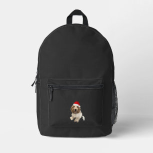 Weihnachts-Cocker-Spaniel (weißes) Essential-T-Shi Bedruckter Rucksack