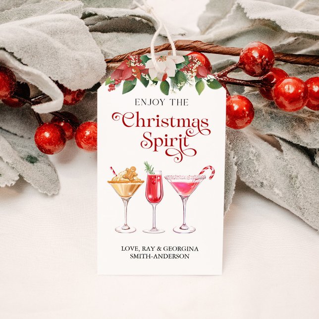Weihnachts-Cocktail Drink Geschenkanhänger (Von Creator hochgeladen)
