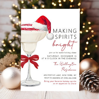 Weihnachts-Cocktail-Feier Einladung