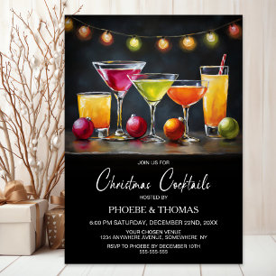 Weihnachts-Cocktailparty Einladung