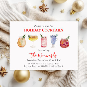 Weihnachts-Cocktailparty Einladung