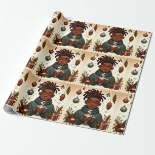 Weihnachts-Cocoa-Komfort - Weihnachtswrapping Pape Geschenkpapier