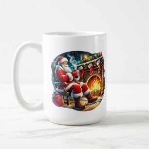 Weihnachts-Cocoa-Weihnachtsfeier Kaffeetasse