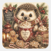 Weihnachts-Coffee-Igel Cozy Holiday