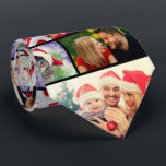 Weihnachts-Collage-Wiedersehen Krawatte<br><div class="desc">Was für eine große Überraschung für diese Weihnachtsfamilie Wiedersehen! Personalisieren Sie diese moderne trendige Foto Collage Hals Krawatte mit 4 Lieblings-Fotos Ihrer Lieben und machen Sie dies zu einem wahren Geschenk,  das sicherlich ein Lächeln zu jedem Papa,  Großdad oder Lieblings-Onkel bringen wird.</div>