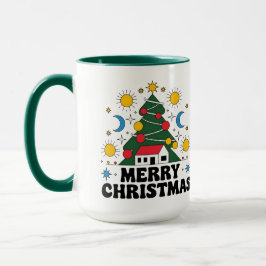 Weihnachts-Combo-Tasse: Festes neues Modell Tasse
