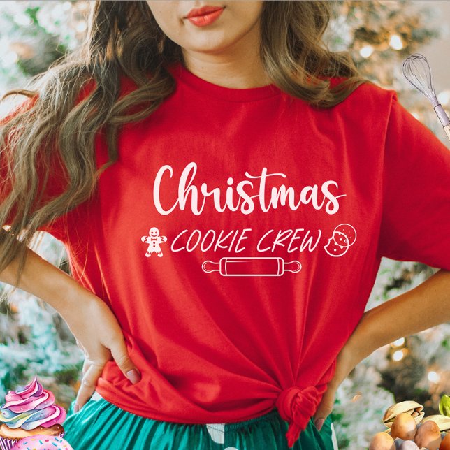 Weihnachts-Cookie-Crew Frauen T - Shirt (Von Creator hochgeladen)
