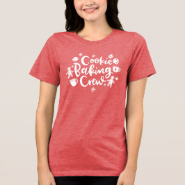 Weihnachts-Cookie Crew Urlaub Backen T - Shirt
