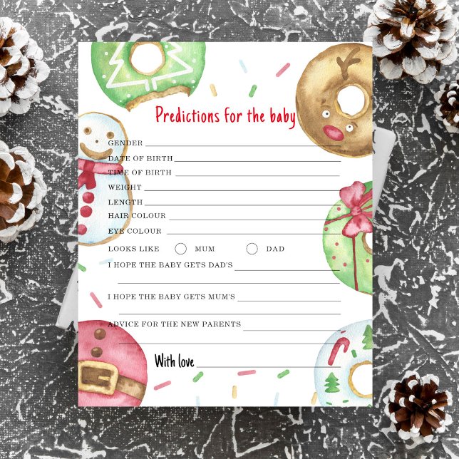 Weihnachts-Cookies Vorhersagen und Ratschläge Baby (Von Creator hochgeladen)