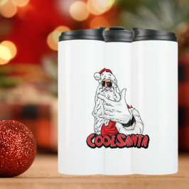 Weihnachts Cool Santa Thermal Tumbler Thermosbecher