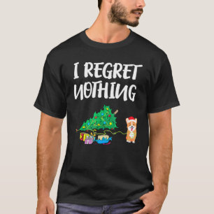 Weihnachts-Corgi-Hund-Haustier-Strickjacke Pembrok T-Shirt