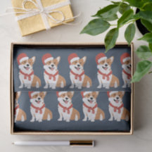 Weihnachts-Corgi-Reich-Sophisticated-Winter-Navy