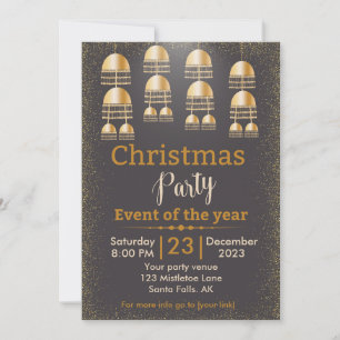 Weihnachts Corporate Oriental Theme Party Einladung