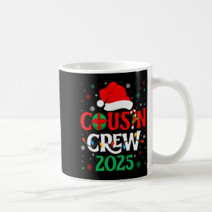 Weihnachts-Cousin-Crew 2025 Xmas Lustige passende Kaffeetasse
