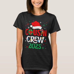 Weihnachts-Cousin-Crew 2025 Xmas Lustige passende T-Shirt