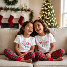 Weihnachts-Cousin Crew passt Familie
