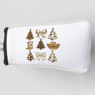 Weihnachts-Cowboy-Stiefel Western Santa Xmas Golf Headcover