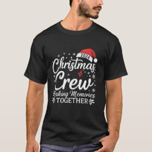 Weihnachts-Crew 2024 Erinnerungen zusammenführen T-Shirt