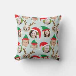 Weihnachts-Crew Custom Six Foto Funny Holiday Gesc Kissen