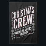 Weihnachts-Crew-Familie Matching Xmas Squad Geschirrtuch<br><div class="desc">Weihnachts-Crew-Familie Matching Xmas Squad</div>