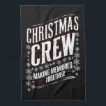 Weihnachts-Crew-Familie Matching Xmas Squad Geschirrtuch<br><div class="desc">Weihnachts-Crew-Familie Matching Xmas Squad</div>