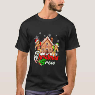 Weihnachts-Crew Funny Cookie Gingerbrei House Weih T-Shirt