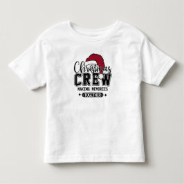 Weihnachts-Crew Kleinkind T-shirt