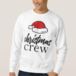 Weihnachts-Crew Snowman Holiday Sweatshirt