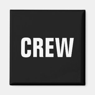 Weihnachts-Crew-Team-Mitarbeiterin Rot Weiß Damen Magnet