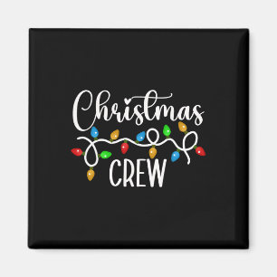 Weihnachts-Crew Weihnachts-Lichter Familie passend Magnet