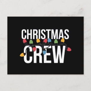 Weihnachts-Crew Weihnachtsfeiertag Postkarte
