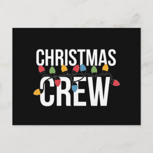 Weihnachts-Crew Weihnachtsfeiertag Postkarte