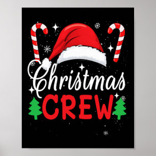 Weihnachts-Crew Weihnachtsgruppe Pajama Men Women Poster