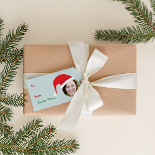 Weihnachts-Crew Weihnachtsmannmütze Foto Weihnacht Geschenkanhänger
