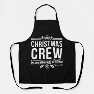 Weihnachts-Crew Wiedersehen Graphic Xmas Holiday Schürze