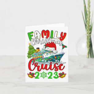 Weihnachts-Cruise Squad 2023 Weihnachten Karte
