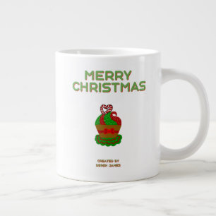 Weihnachts-Cupcake-Jumbo-Mug Jumbo-Tasse