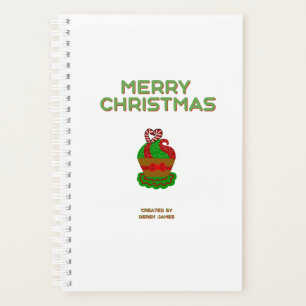 Weihnachts-Cupcake-Kleinplaner Planer