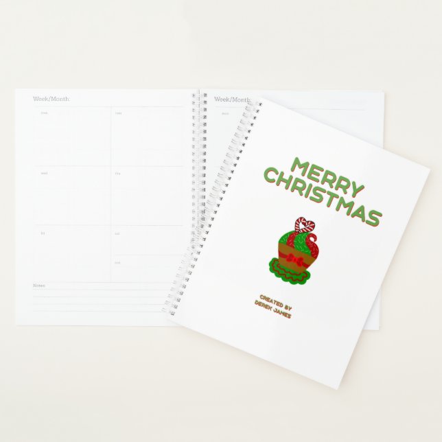Weihnachts-Cupcake-Standardplaner Planer (Anzeige)