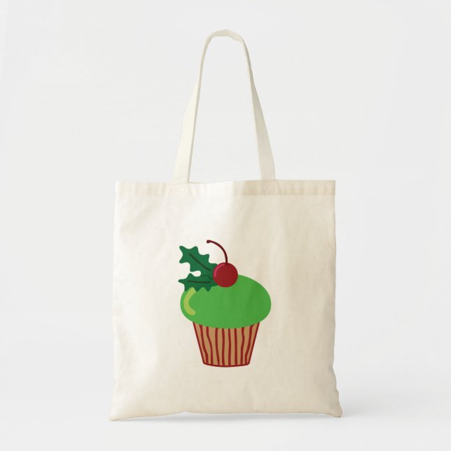Weihnachts-Cupcake Tragetasche (Vorne)