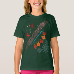 Weihnachts-Cute-Mädchen-T-Shirt-Festliches-Feierta T-Shirt