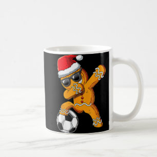 Weihnachts Dabbing Gingerbread Man Dab Soccer Foot Kaffeetasse