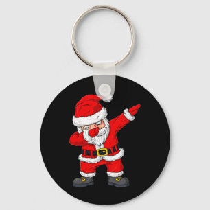 Weihnachts-Dabbing Weihnachtsjunge Mädchen Weihnac Schlüsselanhänger